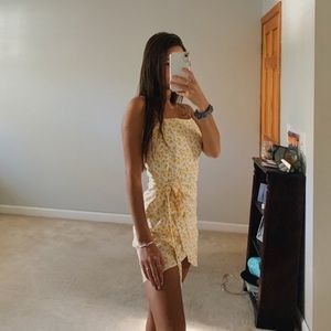 Yellow Floral Sundress